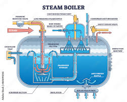 Steam Boiler Diagram